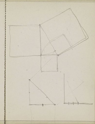 Composition with squares and triangles