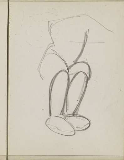 Figure in a seated position