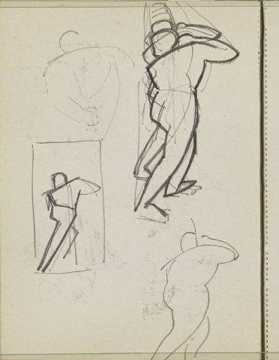 Figure pulling a load