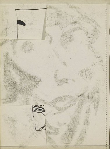Tracing of the chalk drawing on sheet 6 recto