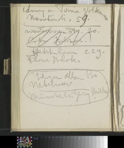 Names and addresses