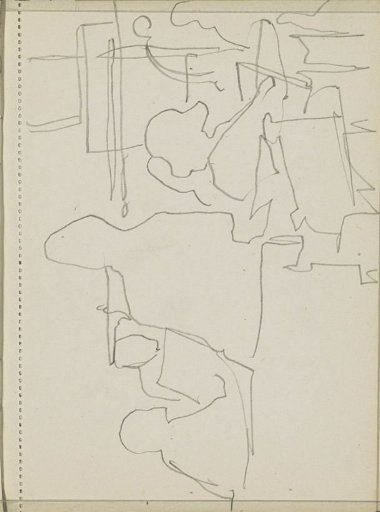 Figures in the Interior of a Café or Restaurant