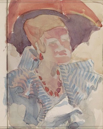 Woman with an umbrella