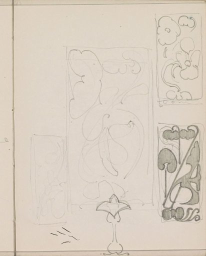 Ornaments with floral motifs