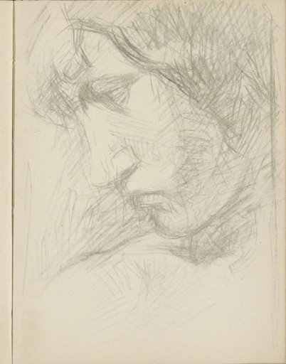 Head of a woman