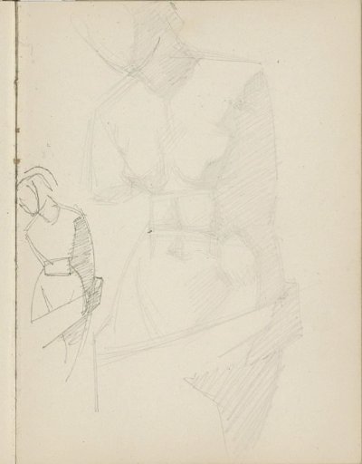 Torso of a nude woman