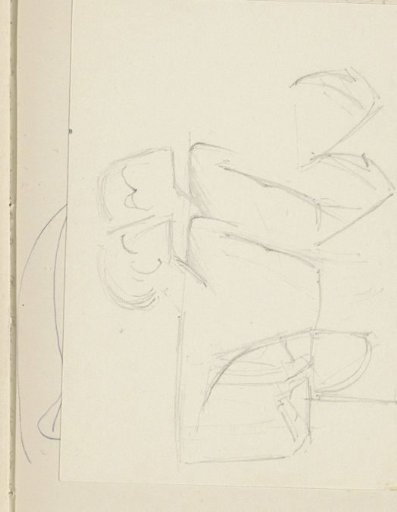 Two abstracted figures with their heads together