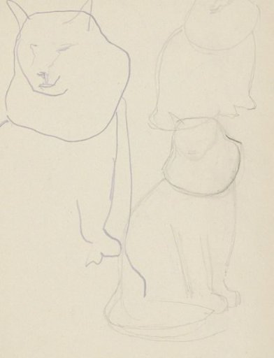 Three sitting bears