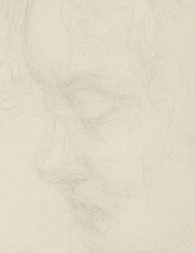 Face of a woman with closed eyes
