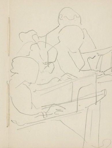 Four Figures in a Drawing Class