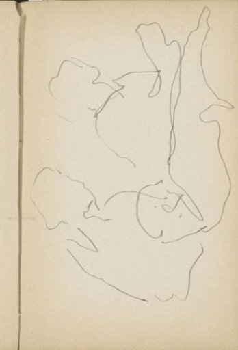 Two seated figures