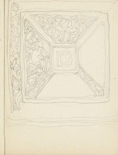 Decorative patterns within a square