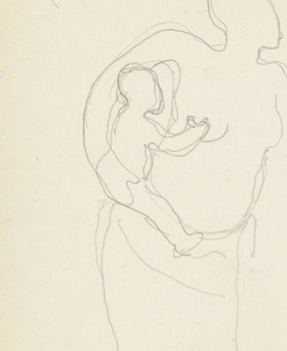 African woman with a child on her hip