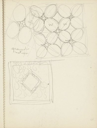 Decorative motifs, including flowers