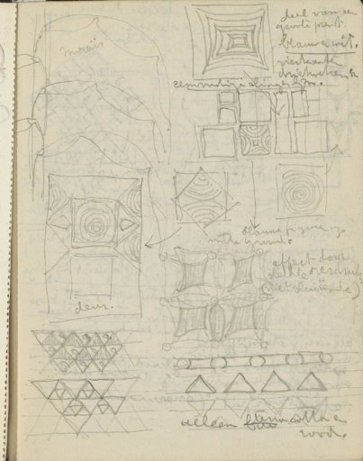 Door and decorative patterns