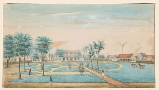 View of the Catharina Sophia sugar plantation