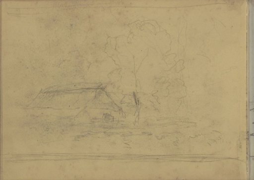 Landscape with farmhouse