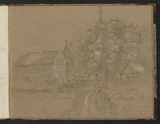 Houses and a church on the Eltenberg