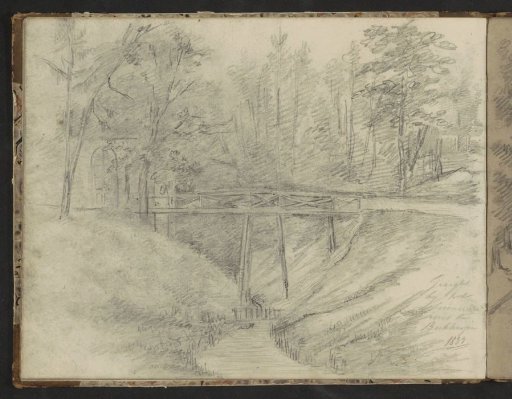 Bridge over a stream on the Beekhuizen Estate