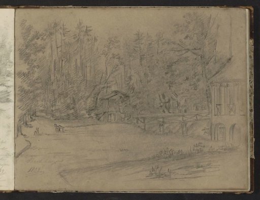 House with a bridge on the Beekhuizen Estate