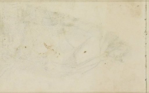 Impression of the pencil drawing on page 12 recto