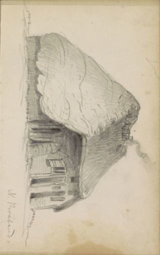 Hut with a thatched roof in North Brabant