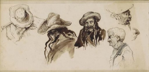 Male heads