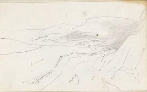 Path in a mountain landscape