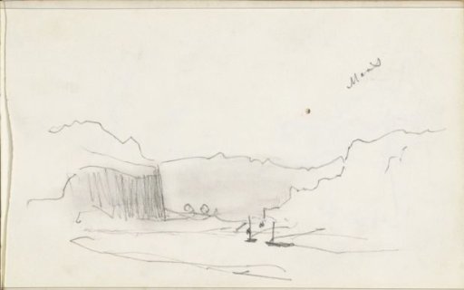 Boats in a bay on the Meuse