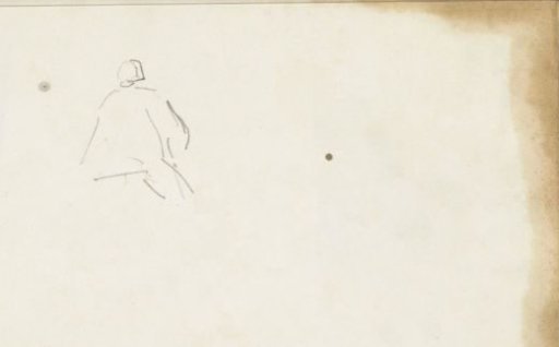 Figure, seen from the back