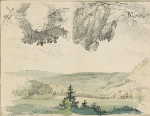 Island mountain in the Coburger Wald