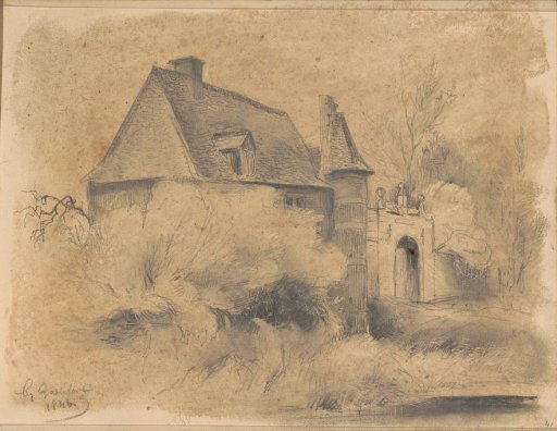House with a Spire near Gallifort near Antwerp