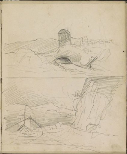 Landscapes with a Tower and Rocks