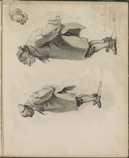 Model Thunder, Man with a Caricatured Head