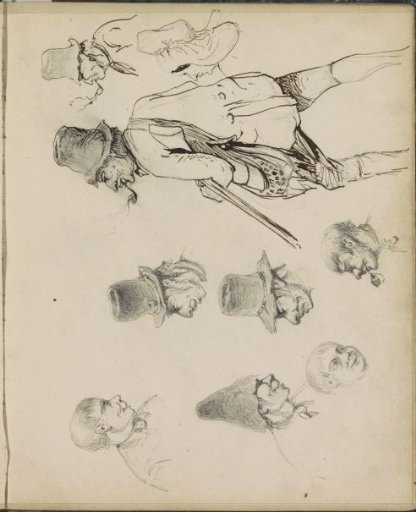 Hunter with a Gun and Pipe