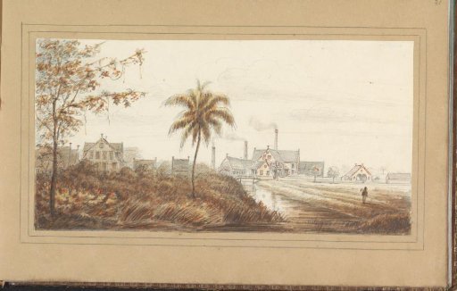 View of the plantation Visserszorg