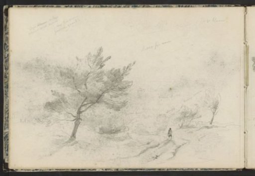 Landscape with Trees and a Figure on a Path