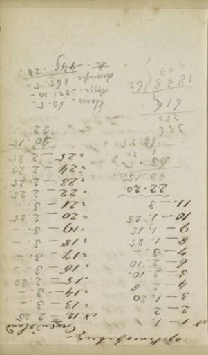 Notes on Agriculture and Calculations