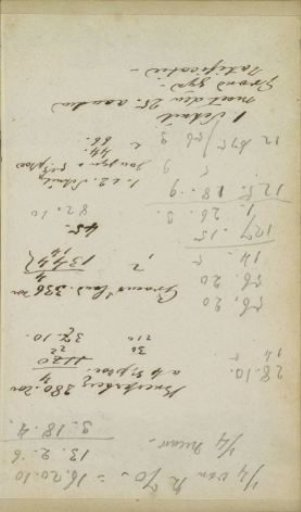 Notes on Agriculture and Calculations