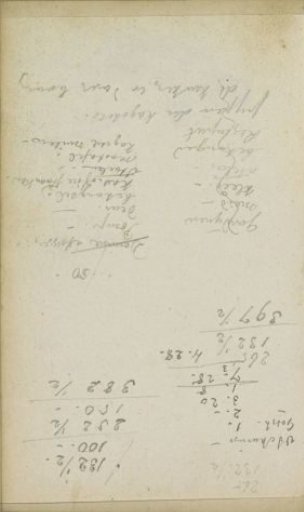 Calculations and Household Lists