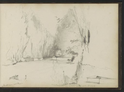 Landscape near Boetselaer Castle in Kleef
