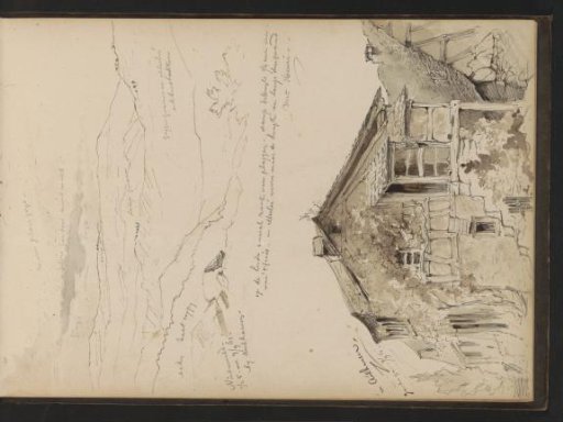 Heath in Niederwald and a house in Aulhausen