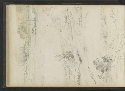 Landscape on the Waal at Nijmegen and landscapes at Oosterbeek