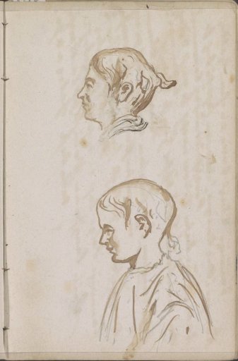 Head of a woman and child