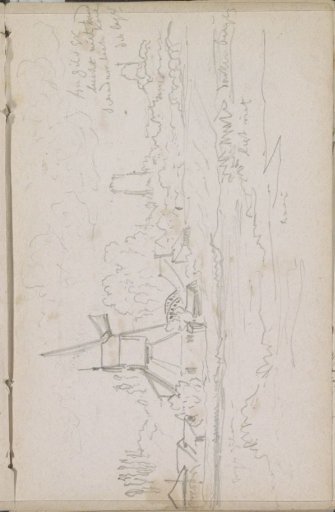 Landscape with a windmill