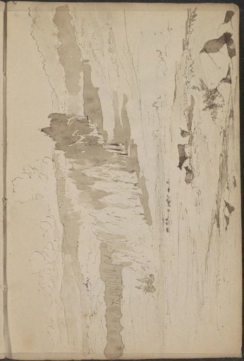 Mountain landscape with cattle