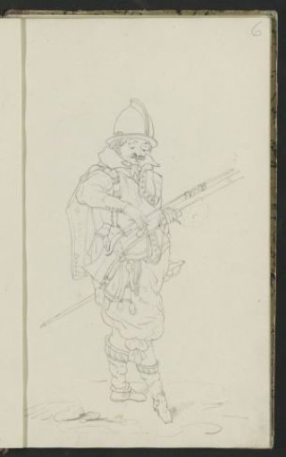 Soldier Closing the Pan of His Musket