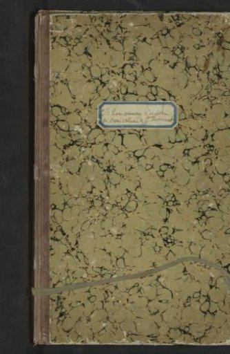 Sketchbook with 59 leaves with studies by Johannes Antonius Canta and inserted sketches by Johannes Tavenraat