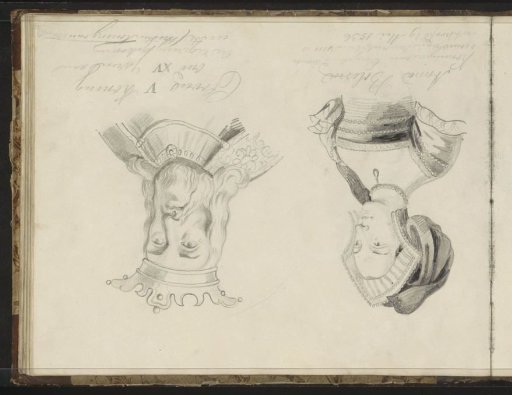 Portraits of Anne Boleyn and Clovis I