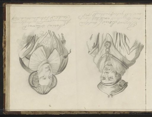 Portraits of Thomas More and Mary I of Scotland